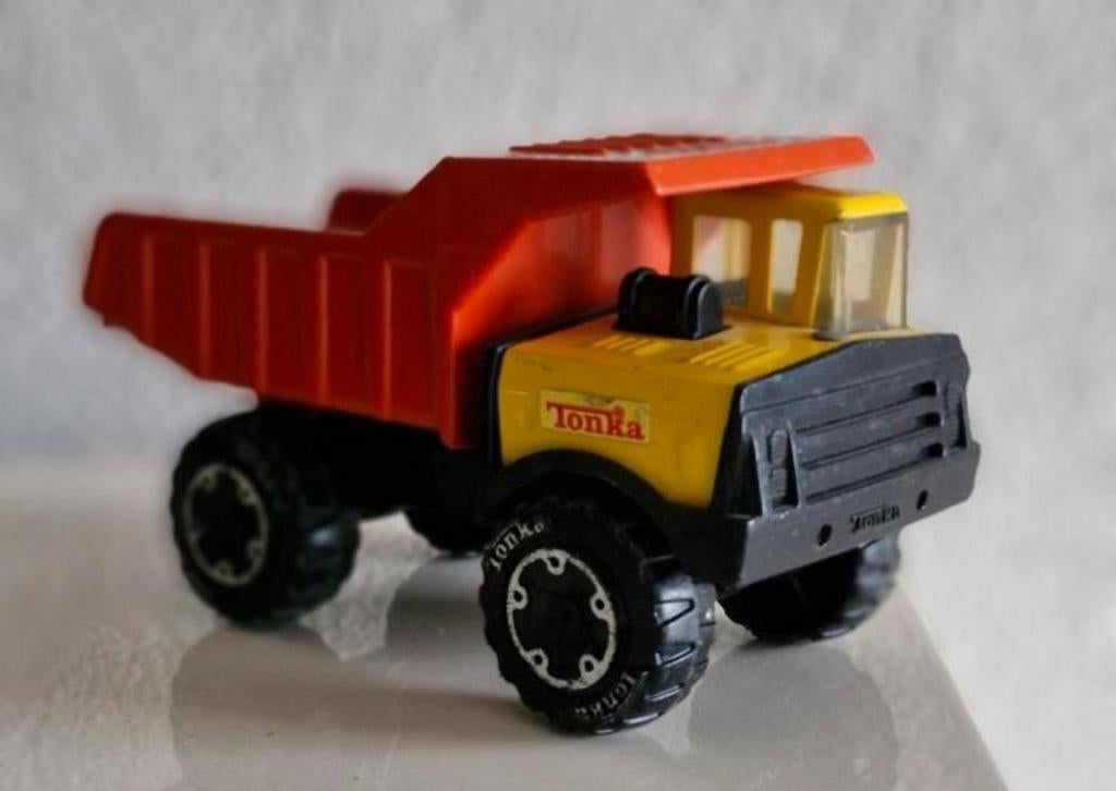 Tonka Kiepauto Rood/Geel, Ophalen of Verzenden, Auto