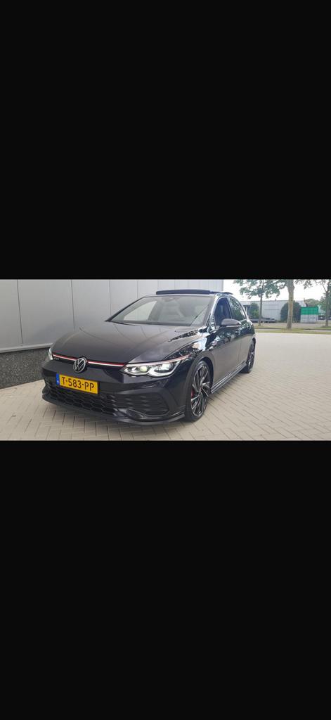 Volkswagen Golf 2.0 TSI Clubsport 301pk 7-DSG 2021 Zwart, Auto's, Volkswagen, 4 cilinders, 1984 cc, Zwart, Leder