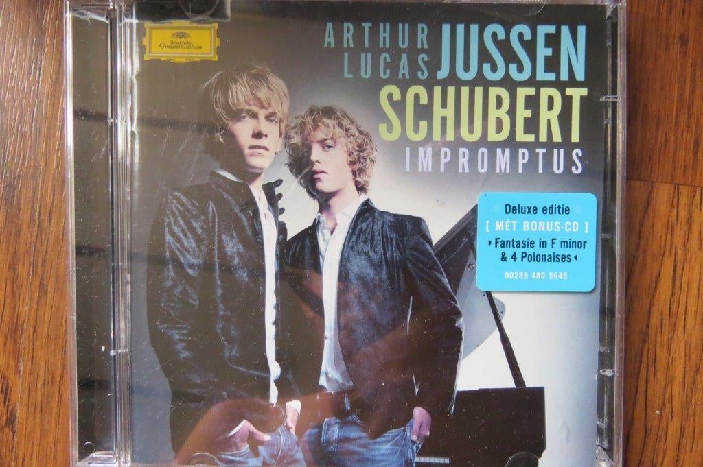 2Cd piano: Arthur en Lucas Jussen, Schubert Impromptus, Ophalen of Verzenden, Classicisme, Zo goed als nieuw, Kamermuziek