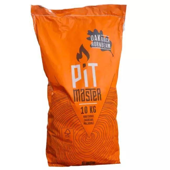 Pitmaster Oak Hornbeam Houtskool 10kg (FSC 100%), Ophalen of Verzenden, Nieuw