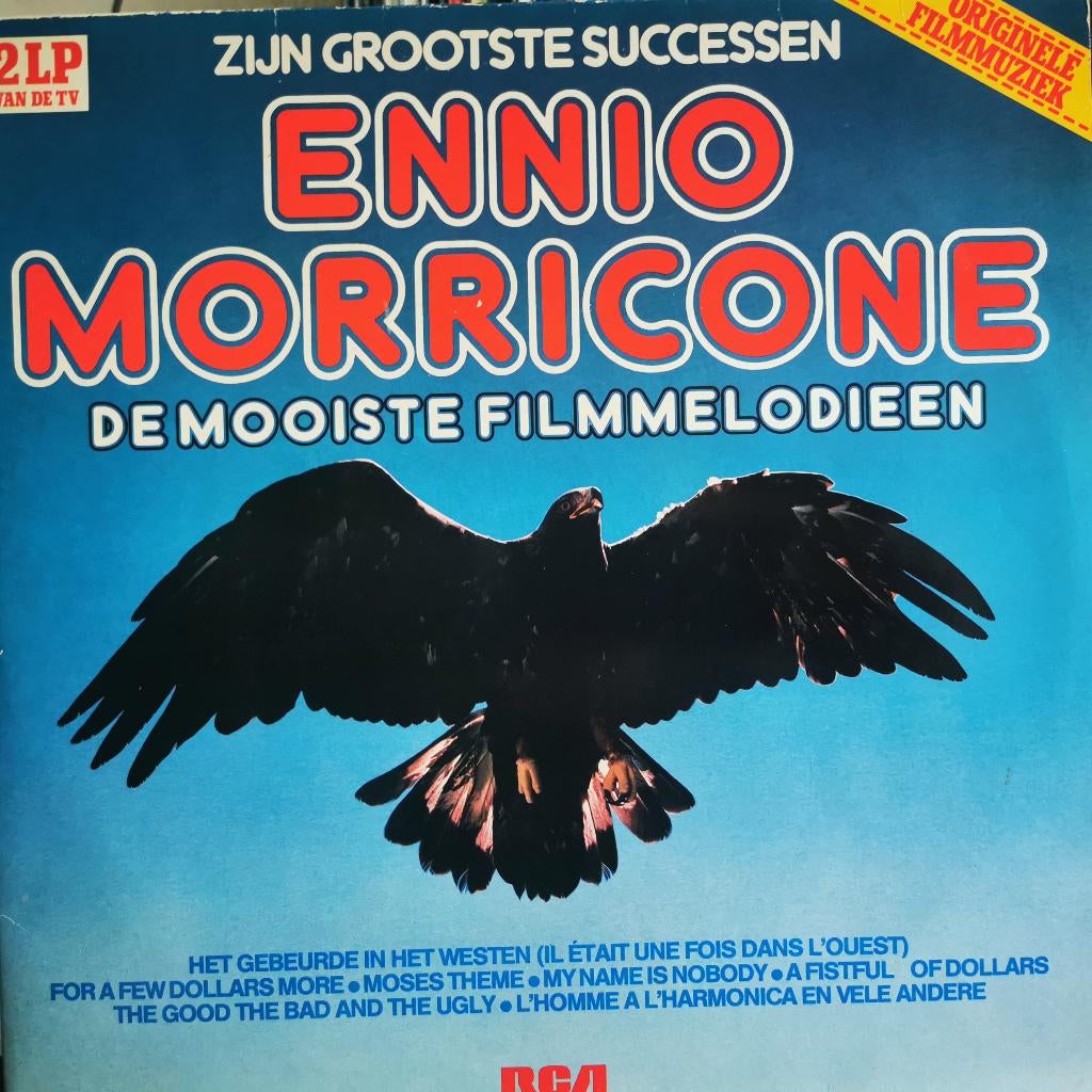 Ennio Morrricone - De Mooiste Filmelodeen  2lp's gatefold, Ophalen of Verzenden, Gebruikt, 12 inch