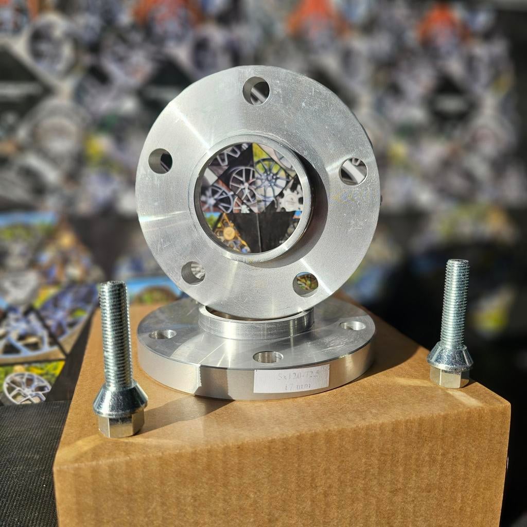 Spoorverbreders spacers Bmw serie E of F 5x120 72,6  17mm, Ophalen of Verzenden