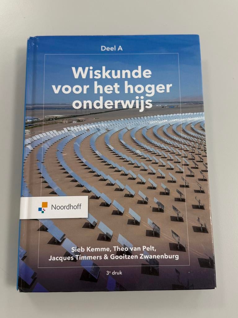 Wiskunde voor het hoger onderwijs A, Ophalen of Verzenden, Zo goed als nieuw, Bouwkunde