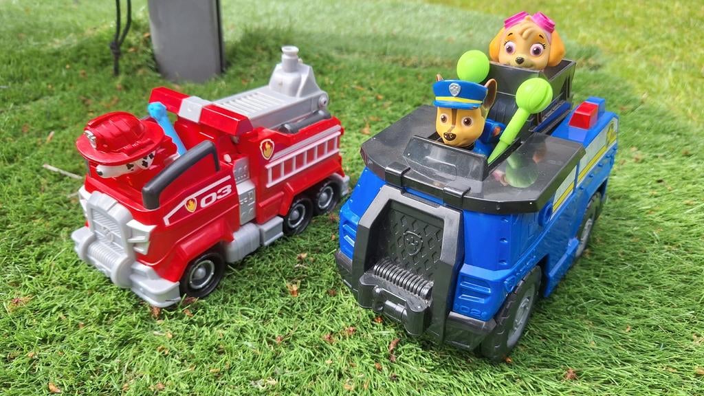 Paw Patrol voertuigen, Kinderen en Baby's, Speelgoed | Speelgoedvoertuigen, Ophalen of Verzenden, Zo goed als nieuw