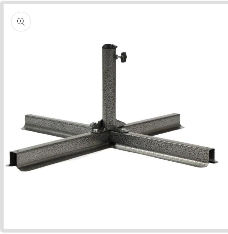 Ceruzo parasolvoet kruisvoet, Ophalen of Verzenden, Nieuw, Minder dan 1 meter, Parasolvoet