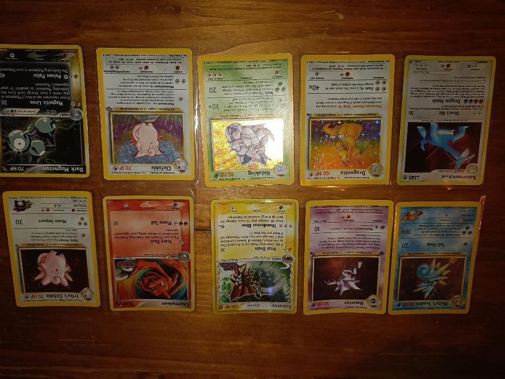 Verzameling klassieke Pokemon kaarten (1000+), Ophalen, Gebruikt, Meerdere kaarten, Foil