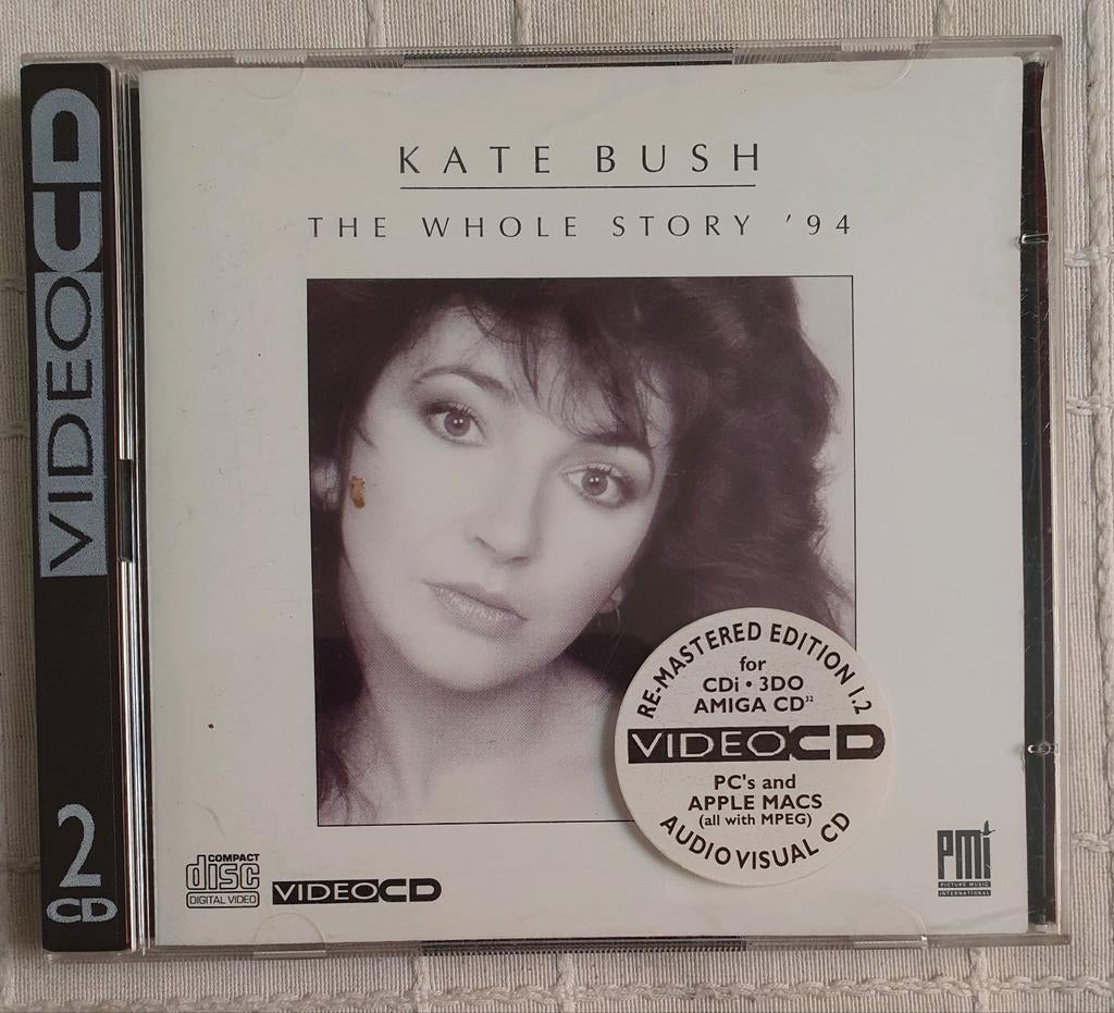 Video CD, 2CD Kate Bush - The whole story - 1994, Cd's en Dvd's, Verzenden, Zo goed als nieuw