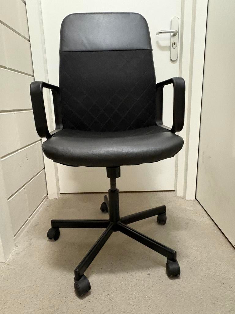 Bureaustoel zwart, Ophalen, Gebruikt, Zwart