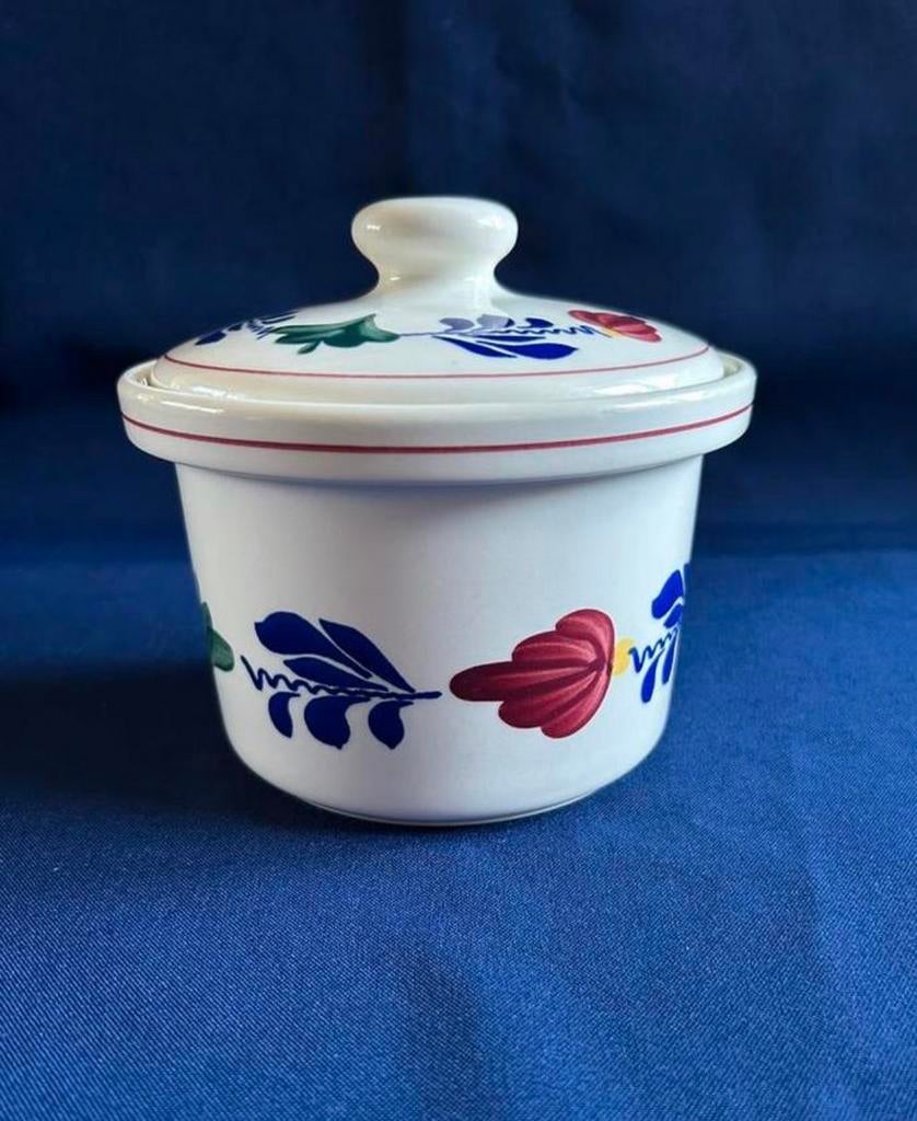 Boerenbont boterpot, Huis en Inrichting, Keuken | Servies, Gebruikt, Overige typen, Ophalen of Verzenden, Aardewerk