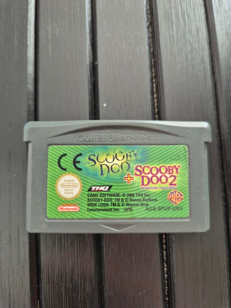 Scooby Doo + Scooby Doo 2 Game Boy Advance, Spelcomputers en Games, 1 speler, Ophalen of Verzenden, Gebruikt, Vanaf 3 jaar