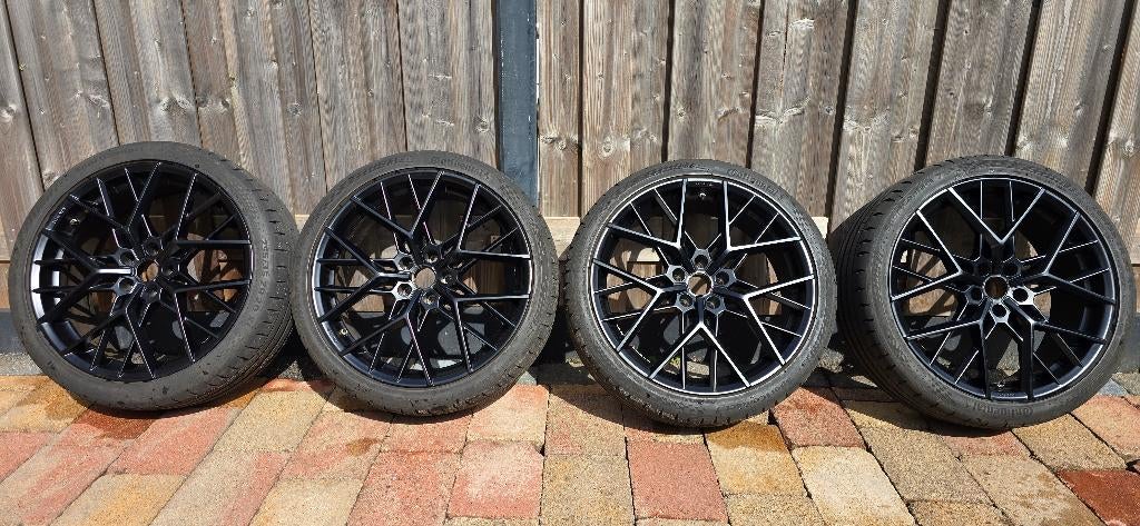 Borbet By 20" 8J square zwart 5x112 et25, Ophalen, Gebruikt, BMW