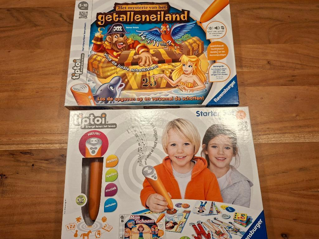 Tiptoi starter + spel, Ophalen, Zo goed als nieuw, Taal en Lezen, Met geluid