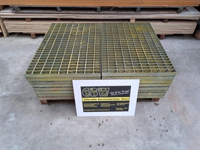 looproosters, stalen rooster, 57x87x4, 70x133x3, deurrooster, Ophalen, Gebruikt, Overige materialen