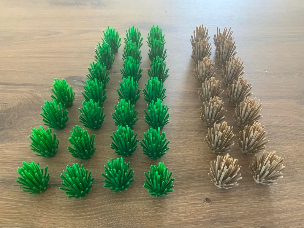Lego Struiken: 26 Groen (606428) & 14 Zeldzaam Donker Beige, Ophalen of Verzenden, Zo goed als nieuw, Accessoire, Lego