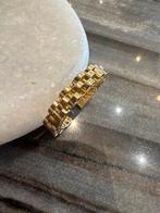 18k Gouden Rolex-Schakel Ring, Sieraden, Tassen en Uiterlijk, Ringen, 18 tot 19, Gebruikt, Ophalen of Verzenden, Dame of Heer