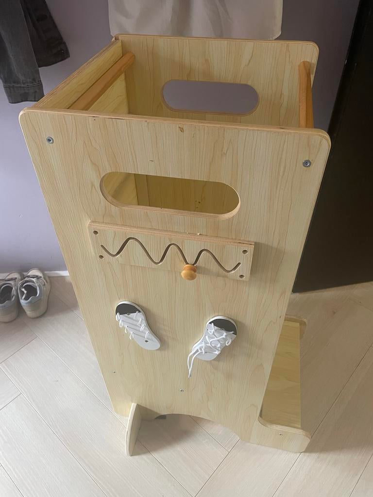 Houten leertoren, Ophalen of Verzenden, Gebruikt