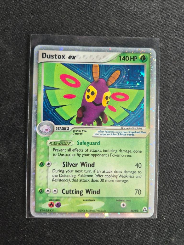 Dustox EX 86/92, Hobby en Vrije tijd, Verzamelkaartspellen | Pokémon, Zo goed als nieuw, Losse kaart, Foil, Ophalen of Verzenden