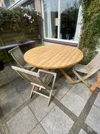Ronde tuintafel teakhout, Ophalen, Nieuw, Rond, Teakhout