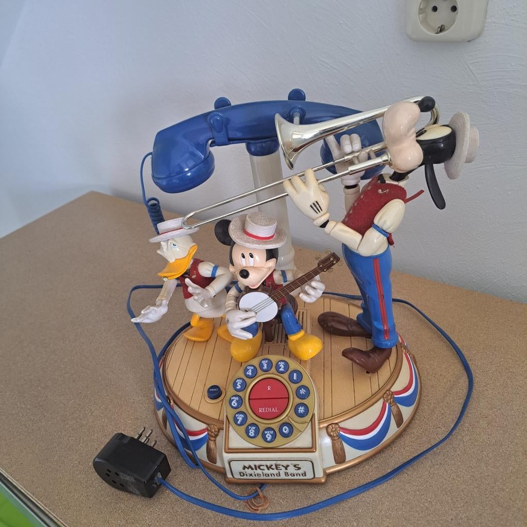 Disney Telefoon Mickey's Bandstand - Vintage Telefoon, Ophalen of Verzenden