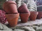 Terracotta potjes bloempotjes kweekpotjes 7 8 9cm voorraad!, Gebruikt, ., Rond, Ophalen of Verzenden