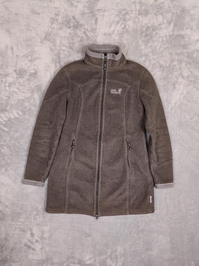Jack Wolfskin Fleece Jas Lang S Grijs Dames Outdoor., ., Ophalen of Verzenden, Zo goed als nieuw, .