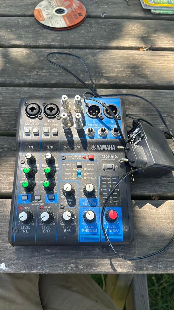 Yamaha MG06X analoog mengpaneel, Ophalen of Verzenden, Zo goed als nieuw