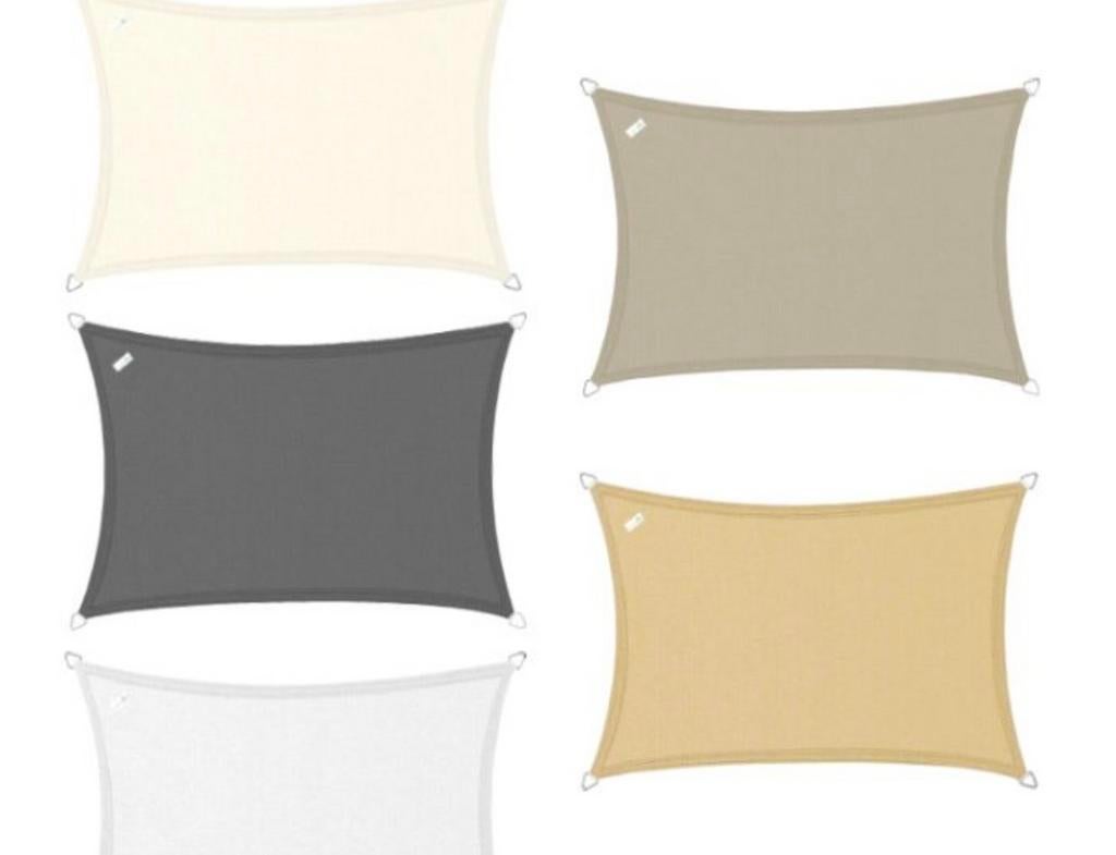 Schaduwdoek 2,5 x 3m beige - Zo goed als nieuw, Ophalen of Verzenden, Zo goed als nieuw