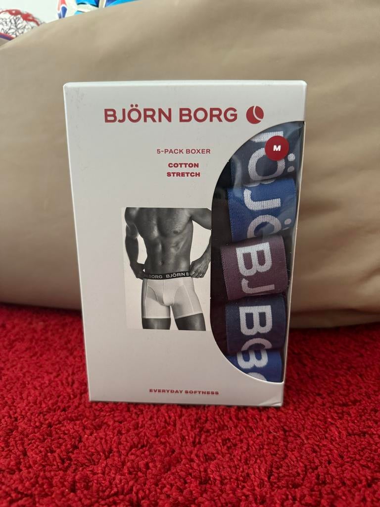Bjorn Borg boxers 5 pack gloednieuw maat M, Kleding | Heren, Ondergoed, Ophalen of Verzenden, Overige kleuren, Boxer