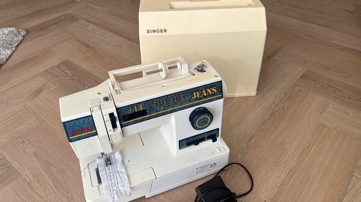 Naaimachine Singer Jeans model 6231, Hobby en Vrije tijd, Naaimachines en Toebehoren, Gebruikt, Naaimachine, Singer, Ophalen of Verzenden