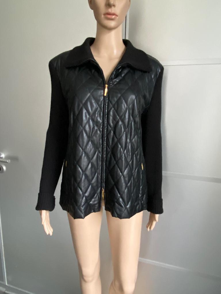 K13 Dino maat 42=L wollen jas jasje colbert vest zwart wol, Zwart, Maat 42/44 (L), Ophalen of Verzenden, Zo goed als nieuw