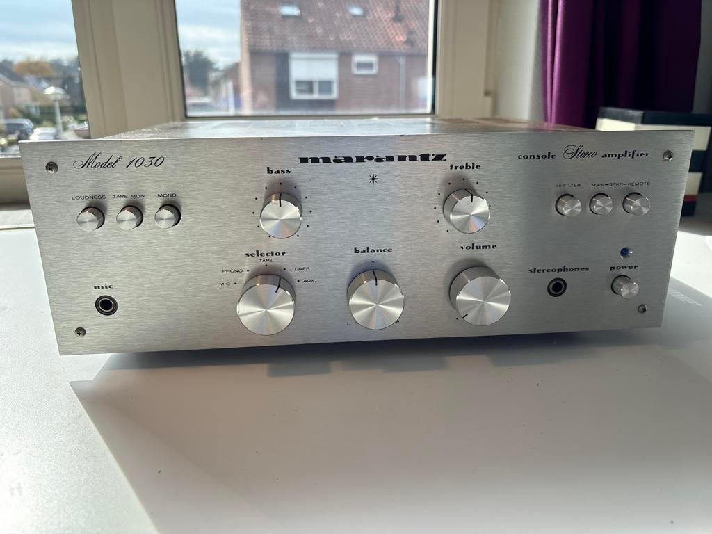 Marantz Model 1030 - gereviseerd, Marantz, Refurbished, Ophalen of Verzenden, Minder dan 60 watt