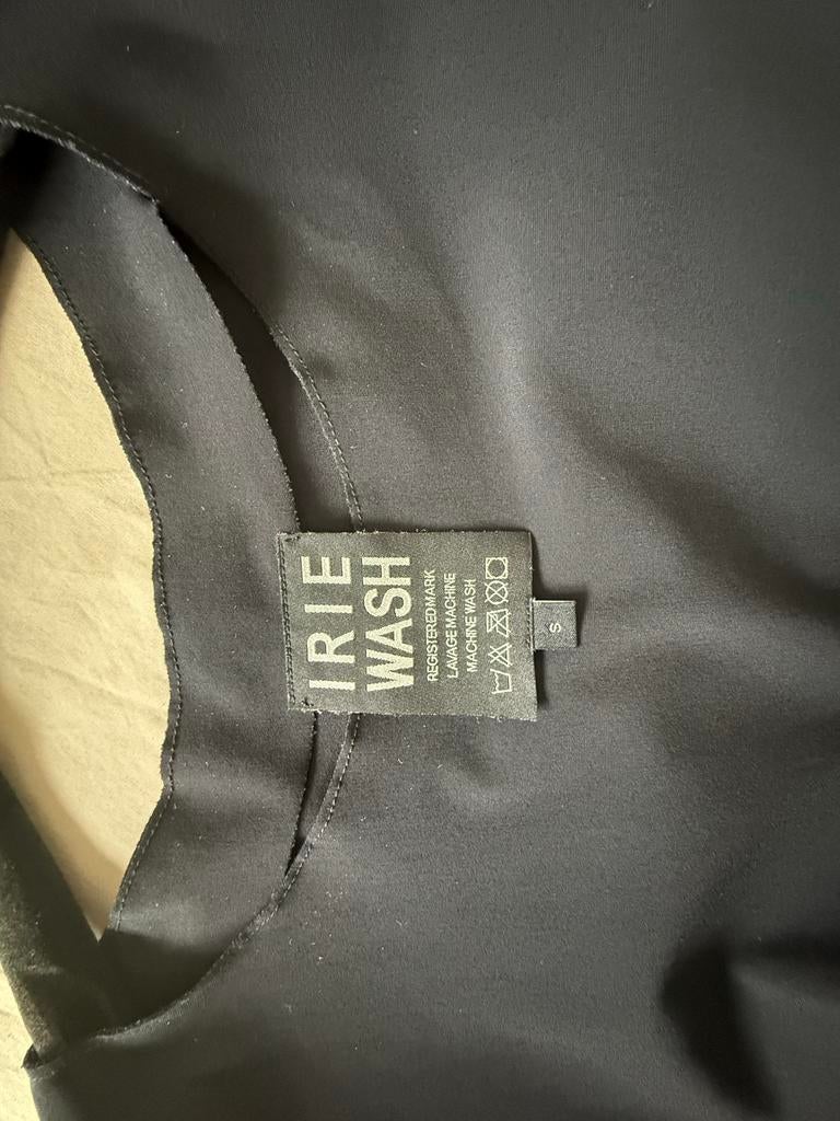 Irie Wash jurk met korte mouwen, Kleding | Dames, Zwart, Ophalen of Verzenden, Zo goed als nieuw, Knielengte