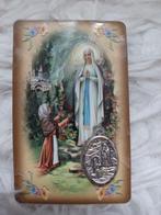 Gebedskaart Maria Lourdes met hanger, Ophalen of Verzenden