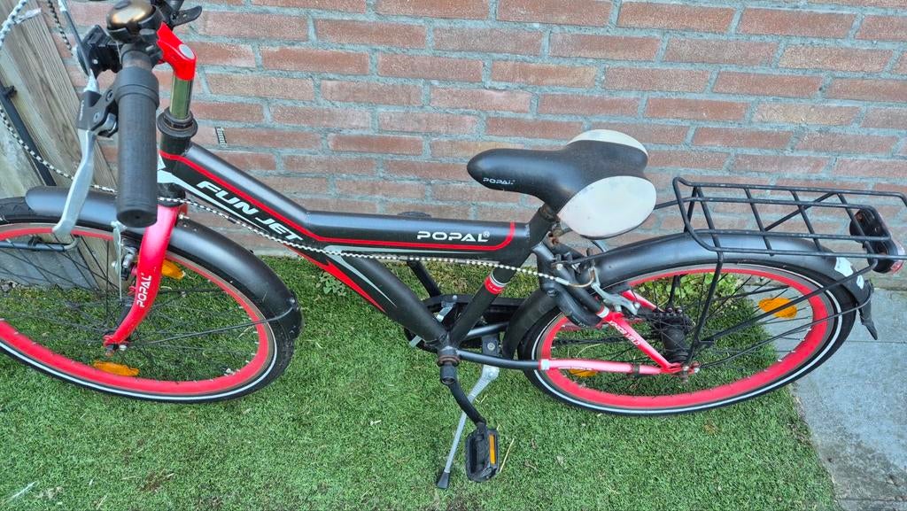 Popal FunJet 24 inch kinderfiets - Gebruikt, Velgrem, Ophalen of Verzenden, Handrem, Popal