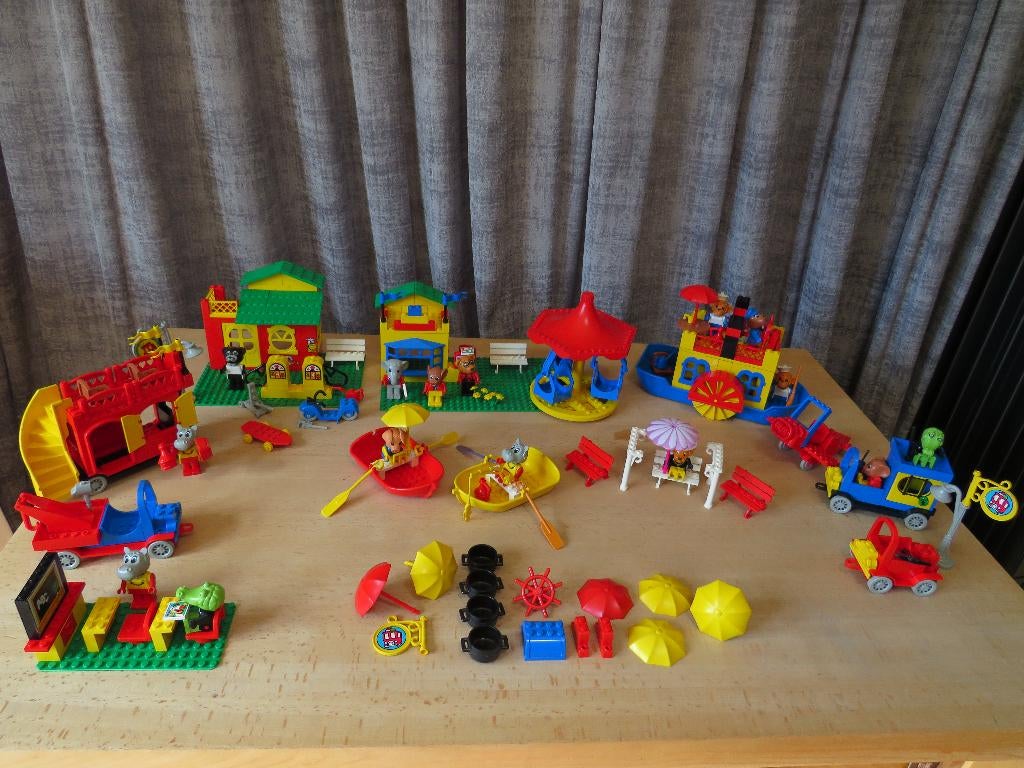 Vintage fabuland, een heel dorp, kermis, tankstation en meer, Lego, Ophalen of Verzenden, Zo goed als nieuw, LEGOLAND