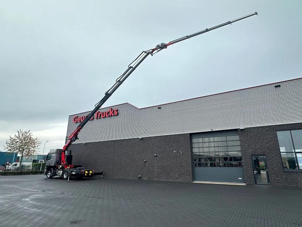 Mercedes-Benz Actros 2553 6X2 TREKKER +HMF 4020 K6 +FJ 600 K, Auto's, Automaat, Euro 6, Mercedes-Benz, Bedrijf