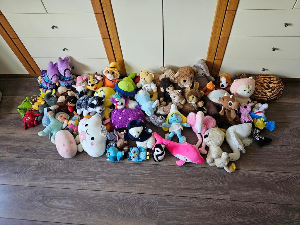 Grote partij diverse knuffels - koningsdag, Kinderen en Baby's, Speelgoed | Knuffels en Pluche, Ophalen, Overige merken, Overige karakters