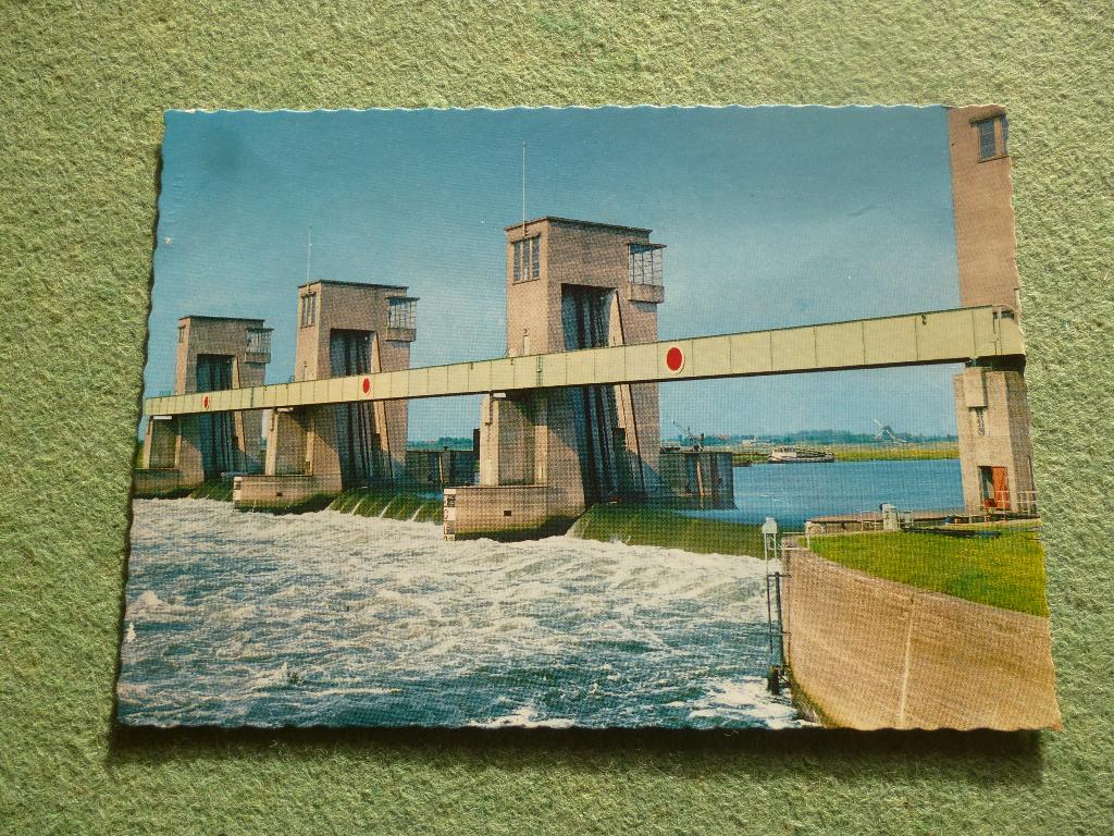 ansichtkaart Lith Stuw, Ophalen of Verzenden, 1980 tot heden, Ongelopen, Noord-Brabant