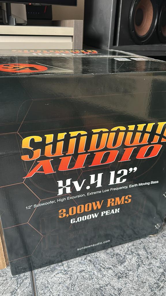 Sundown Audio Xv4 12” D2 3000 RMS Nieuw, Auto diversen, Autospeakers, Verzenden, Nieuw, Nvt, Nvt