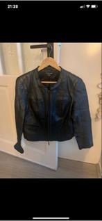 Leren jasje Dokce Vita maat 42 tussenjas, Ophalen of Verzenden, Gedragen, Maat 42/44 (L), Zwart