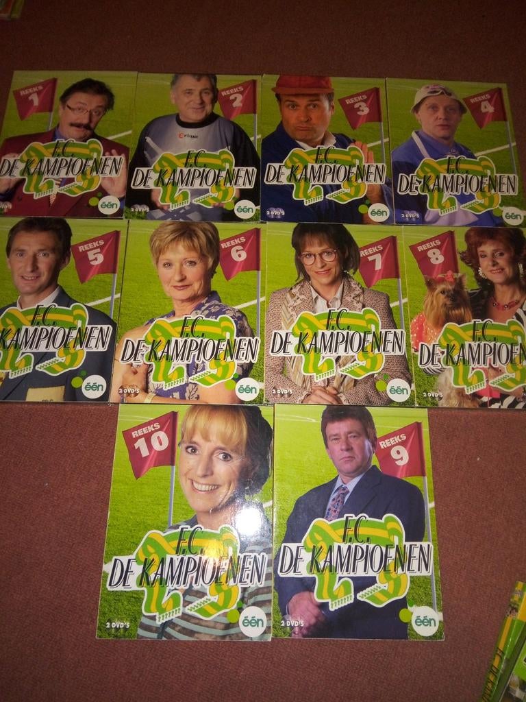 F.C. De Kampioenen DVD Boxsets - Reeks 1 t/m 10, Cd's en Dvd's, Dvd's | Tv en Series, Gebruikt, Alle leeftijden, Boxset, Ophalen of Verzenden