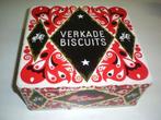 Verkade - mooi groot blik (voor koekjes), Ophalen of Verzenden, Zo goed als nieuw, Koek(jes), Verkade