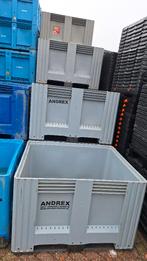 Palletbak, vleesbak accubak kist grijs 120 x 100 x 79 cm, Ophalen, Kunststof, Gebruikt, 100 tot 150 cm