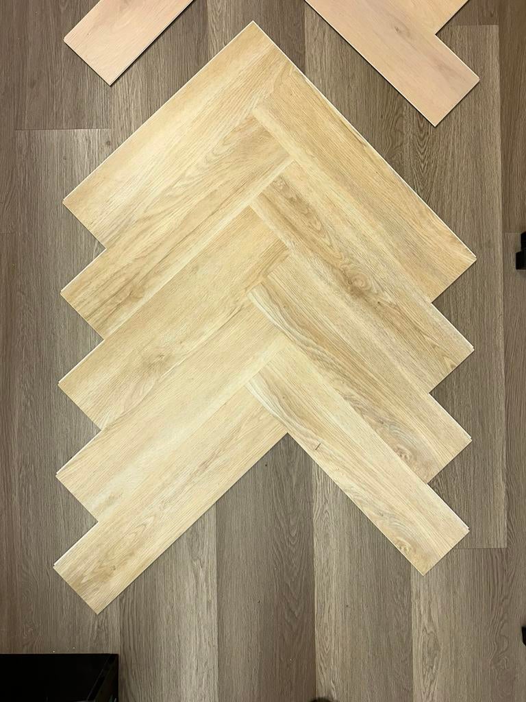 ACTIE!! PVC VISGRAAT KLIK 7.5MM OP=OP, Ophalen, Nieuw