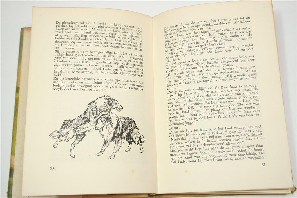 Lex — Roman van een Hond, Vintage Jeugdboek 1949, Ophalen of Verzenden, Gelezen