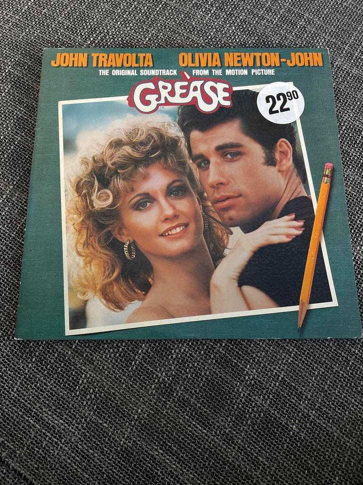 Grease Original Soundtrack LP - John Travolta Olivia Newton-, Cd's en Dvd's, Vinyl | Overige Vinyl, Gebruikt, Ophalen