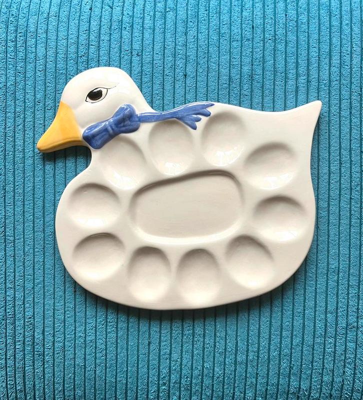 Eierschaal schaal voor gevulde eieren Gans, Diversen, Pasen, Zo goed als nieuw, Ophalen of Verzenden