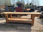Oude Timmermanswerkbank of kookeiland of grote werktafel, Ophalen of Verzenden