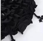 Prachtige zwarte Gothic rok met kruisjes Nieuw., Zwart, Nieuw, Ophalen of Verzenden, Maat 34 (XS) of kleiner