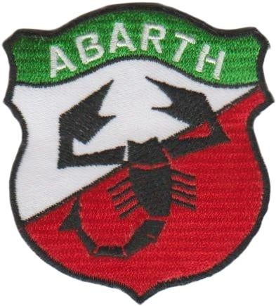 Fiat Abarth stoffen opstrijk patch embleem #6, Ophalen of Verzenden, Nieuw, Auto's